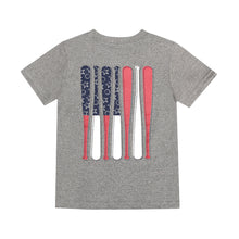 Load image into Gallery viewer, Baseball Bat Flag T-shirt
