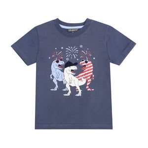 Patriotic T-Rex Celebration -  T-shirt