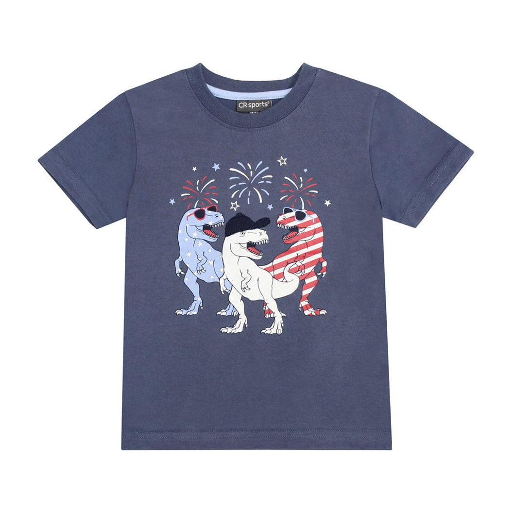 Patriotic T-Rex Celebration -  T-shirt