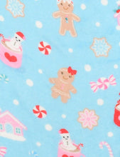 Load image into Gallery viewer, Gingerbread Sweets Plush Blanket
