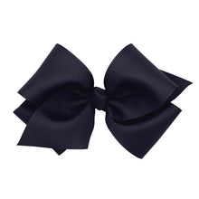 Load image into Gallery viewer, HUGE Grosgrain Hair Bow w/ Knot Wrap and French Clip
