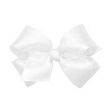 Load image into Gallery viewer, French Satin Bow with Knot Wrap - White

