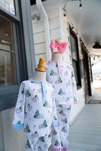 Load image into Gallery viewer, Blue Hippo Christmas Pajamas
