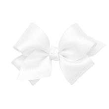 Load image into Gallery viewer, French Satin Bow with Knot Wrap - White
