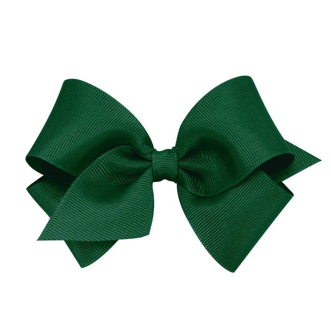 Small Grosgrain Bow in Forest Green