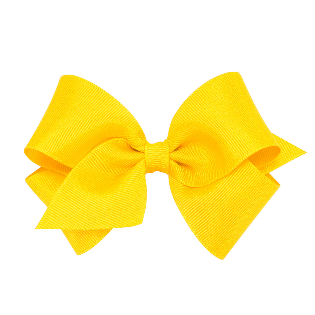 Small Grosgrain Bow in Yellow