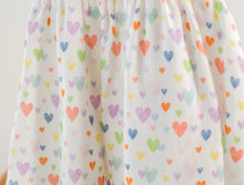 Load image into Gallery viewer, Confetti Hearts Organic Muslin Dress
