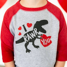 Load image into Gallery viewer, "I Rawr You"  Valentine's Day T-Shirt
