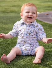 Load image into Gallery viewer, 7th Inning Stretch - Polo Romper
