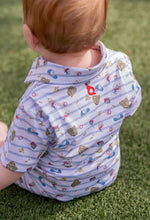 Load image into Gallery viewer, 7th Inning Stretch - Polo Romper
