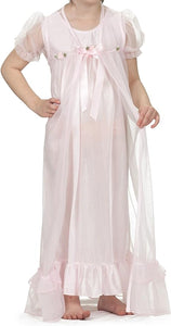 Laura Dare Pink Bowtastic Peignoir Set