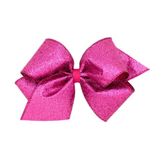 Load image into Gallery viewer, King Glitter Overlay Hair Bow - Assorted Colors
