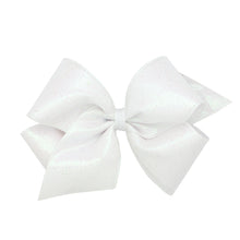 Load image into Gallery viewer, King Glitter Overlay Hair Bow - Assorted Colors
