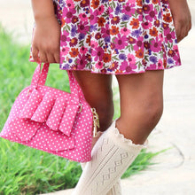 Load image into Gallery viewer, Margo Purse - Pink Dot Canvas

