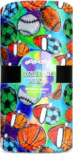 Corey Paige Holiday Sports Plush Blanket