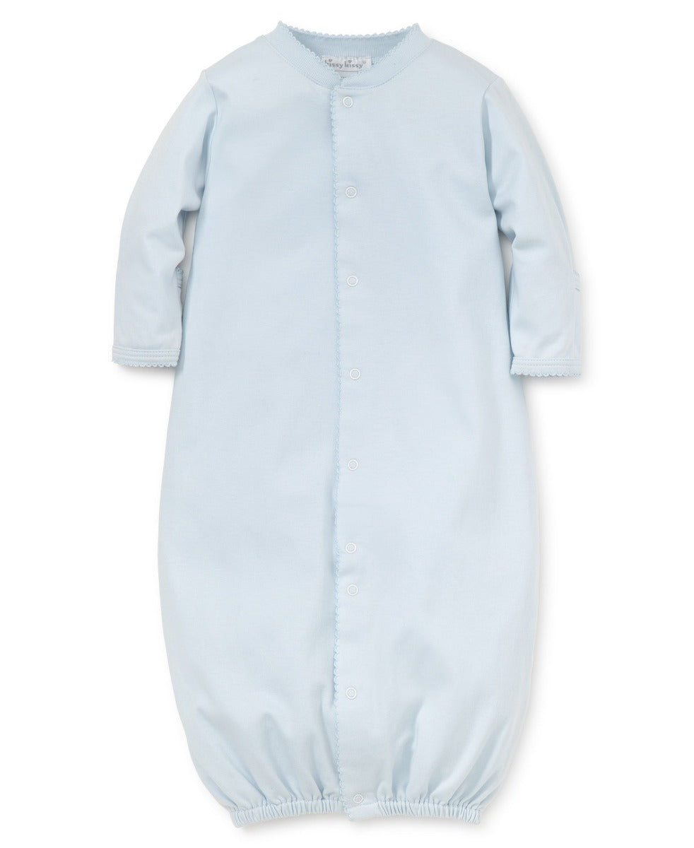 Kissy Kissy Blue Solid Basic Converter Gown