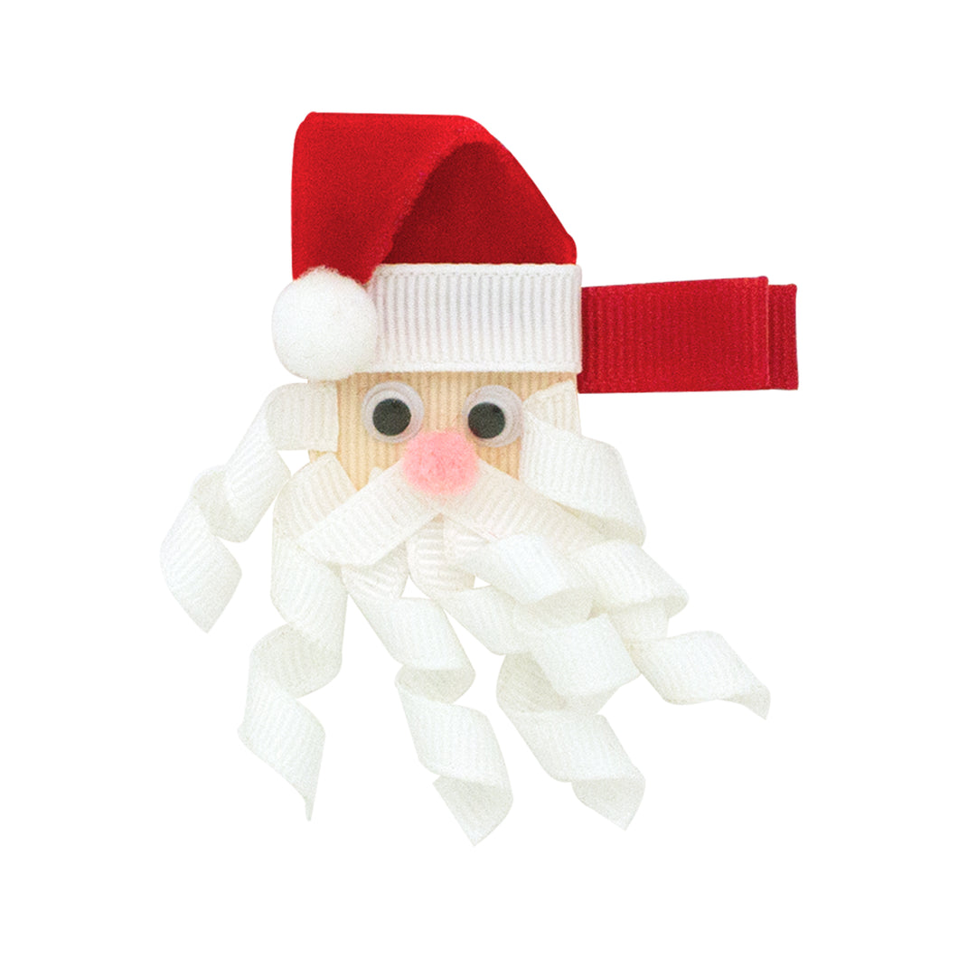 Santa Ribbon Hair Clip