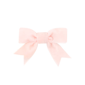 Mini Velvet Bow w/ Fancy Cut Tail