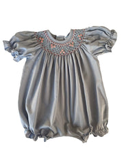 Load image into Gallery viewer, Hydrangeas Blue - Smocked Bubble
