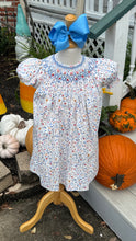 Load image into Gallery viewer, Fall Smocked Dress
