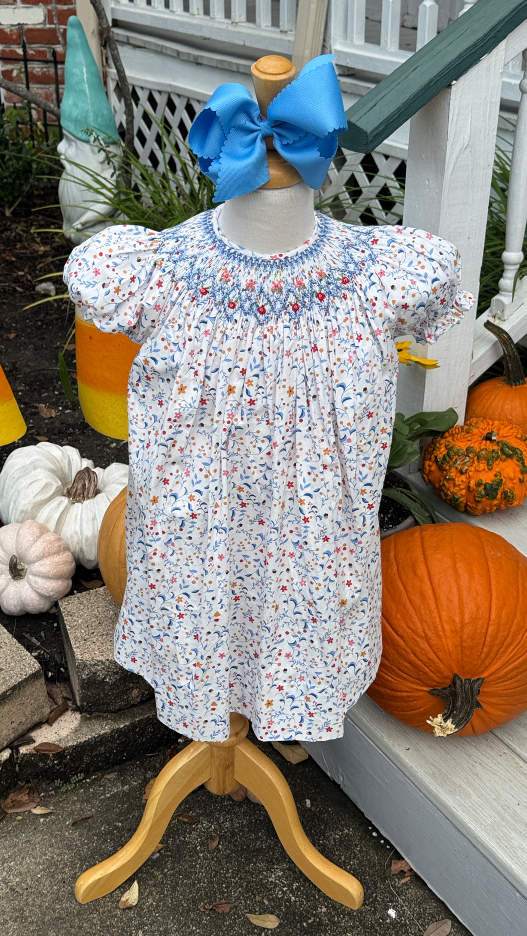 Fall Smocked Dress