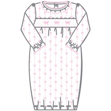 Load image into Gallery viewer, Amelia's Bow Smocked Gown &amp; Blanket Set
