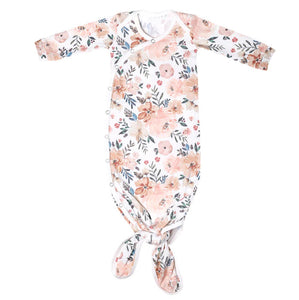 Copper Pearl Autumn Knotted Baby Gown