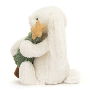 Bashful Bunny with Christmas Tree
