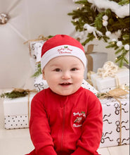 Load image into Gallery viewer, Baby&#39;s First Christmas Stocking Hat
