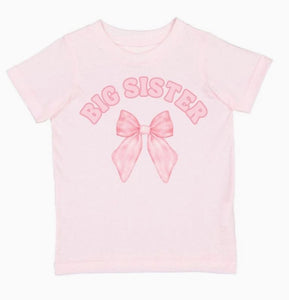 Big Sister  Pink  with Bow T-Shirt