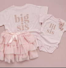 Load image into Gallery viewer, &quot;Big Sis&quot; Printed Pink T-Shirt
