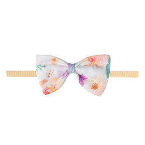 Bowtie Nylon Bow - Bloom