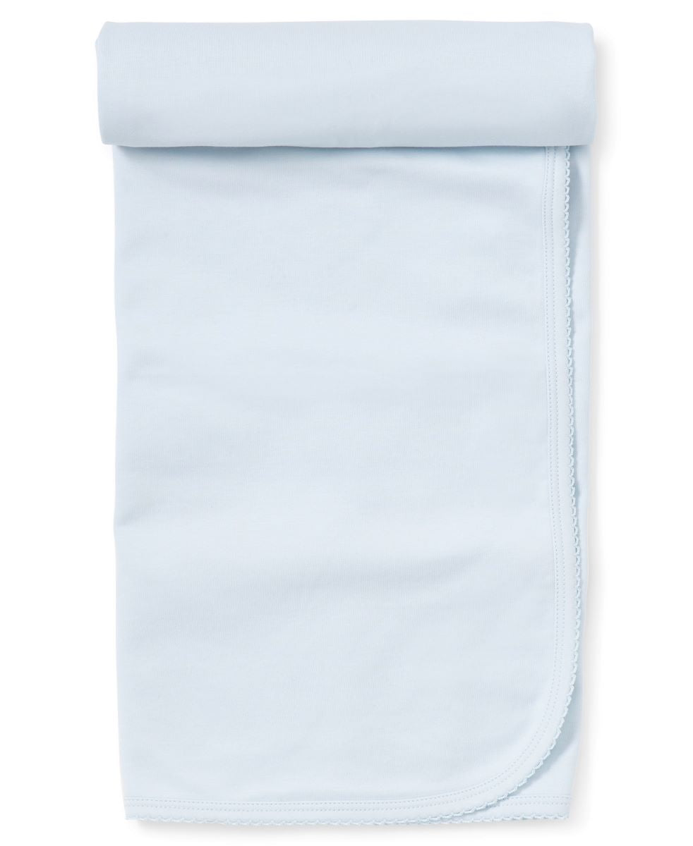 Blue Solid Basics Blanket