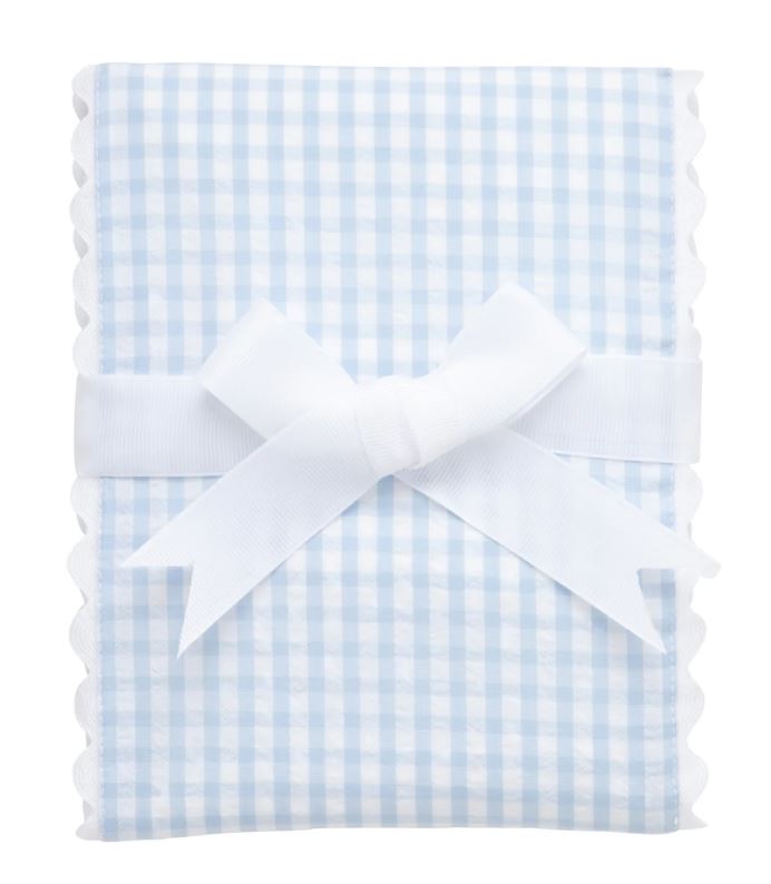 Big Blue Check Fancy Burp