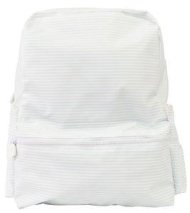 The Large Backpack -  Blue Stripe - Apple of My Isla