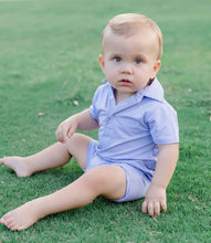 Load image into Gallery viewer, Austin Performance Shortall - Blue Stripes
