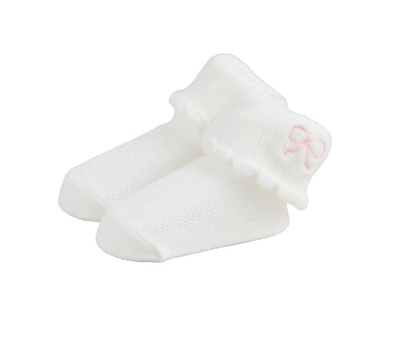 Bow Pointelle Socks