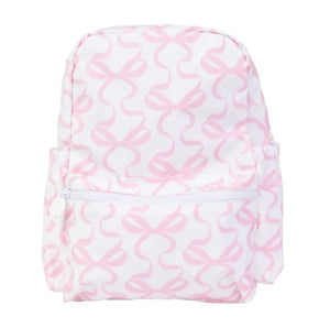 Bows on White Large Backpack