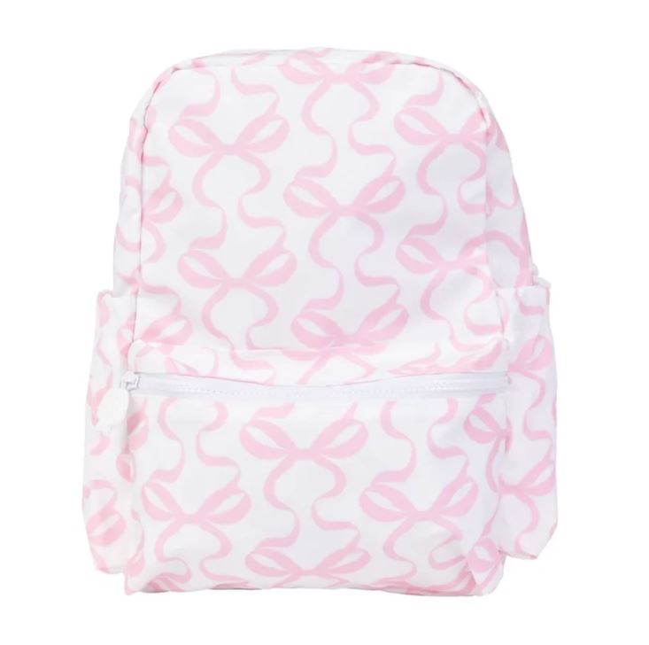 Bows on White Large Backpack