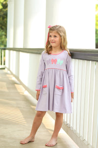 The "Bows" Applique Dress