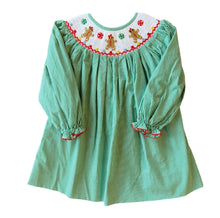 Load image into Gallery viewer, Candy Cane Lane Smocked Dress
