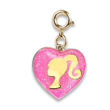 Load image into Gallery viewer, Barbie Girl Heart Charm - Gold
