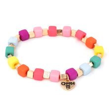 Load image into Gallery viewer, Multi Cube Stretch Bracelet
