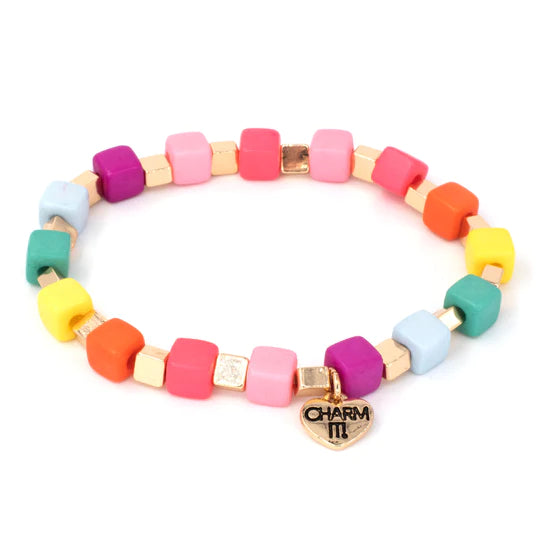 Multi Cube Stretch Bracelet