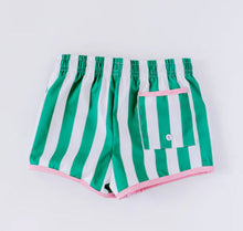 Load image into Gallery viewer, Cabana Stripe Trunks Size 12-18 months only
