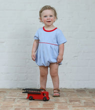 Load image into Gallery viewer, Bentley Bubble -Monogram Sample "Henry"  Cornflower/Red

