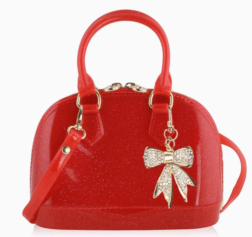 Cate Red Sparkle Coco the Gold Bow