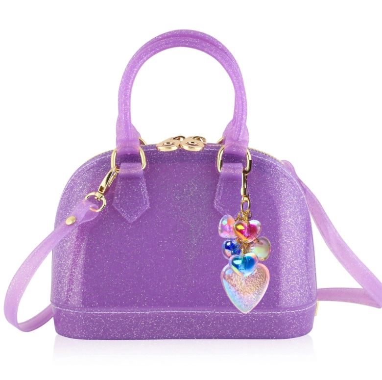 Cate Purple Sparkle Handbag -