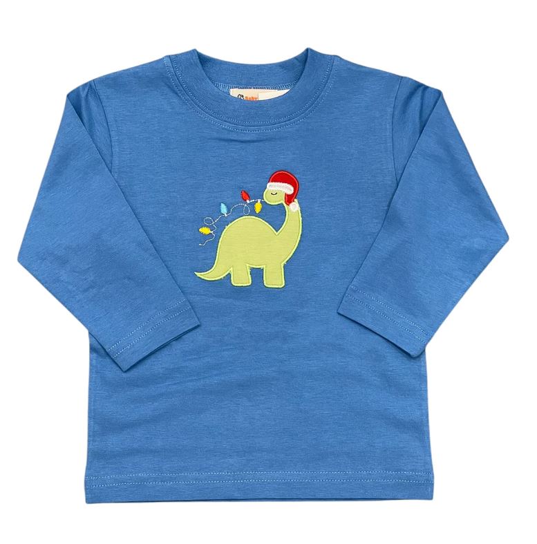 Christmas Lights Brontosaurus L/S Shirt
