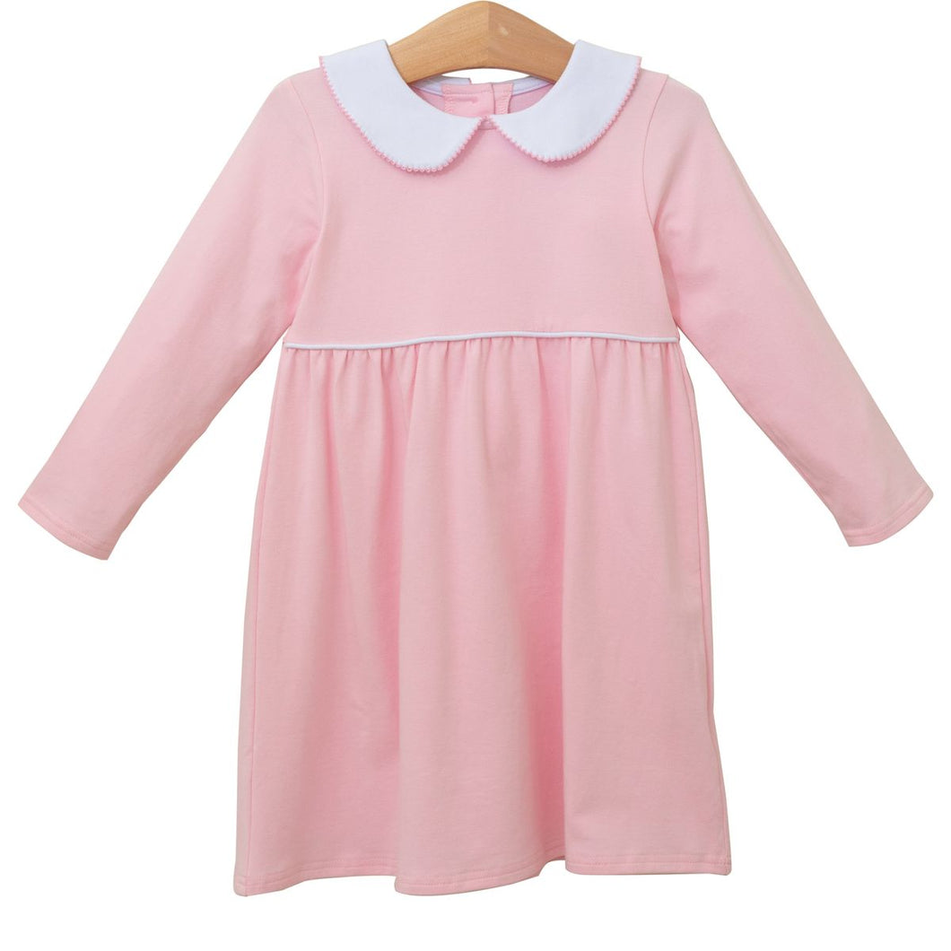 The Claire Dress - in Light Pink Knit